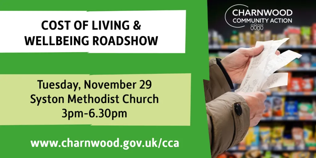 We will be attending the cost of living and wellbeing roadshow